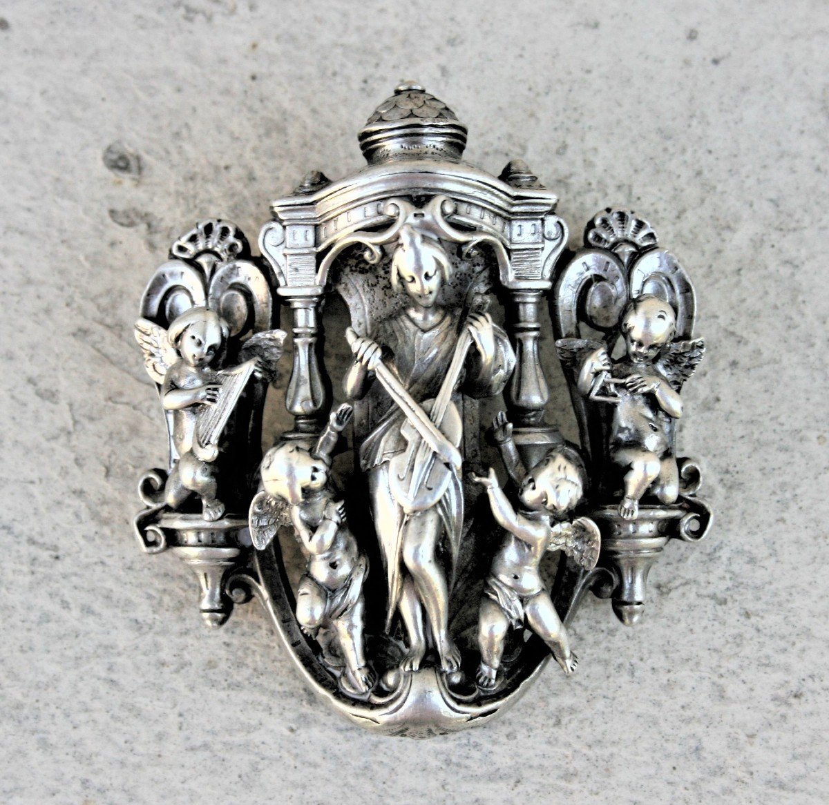 Froment Meurice : l'Harmonie Broche En Argent-photo-1