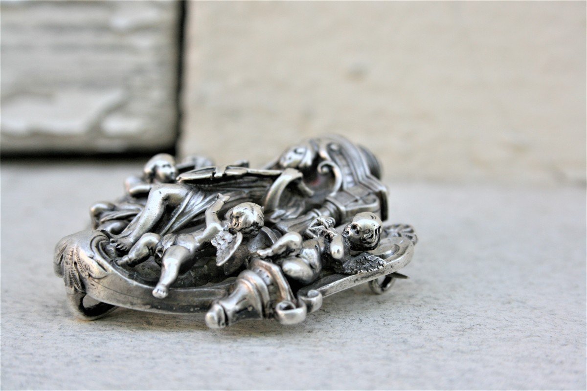 Froment Meurice: Harmony Silver Brooch-photo-4