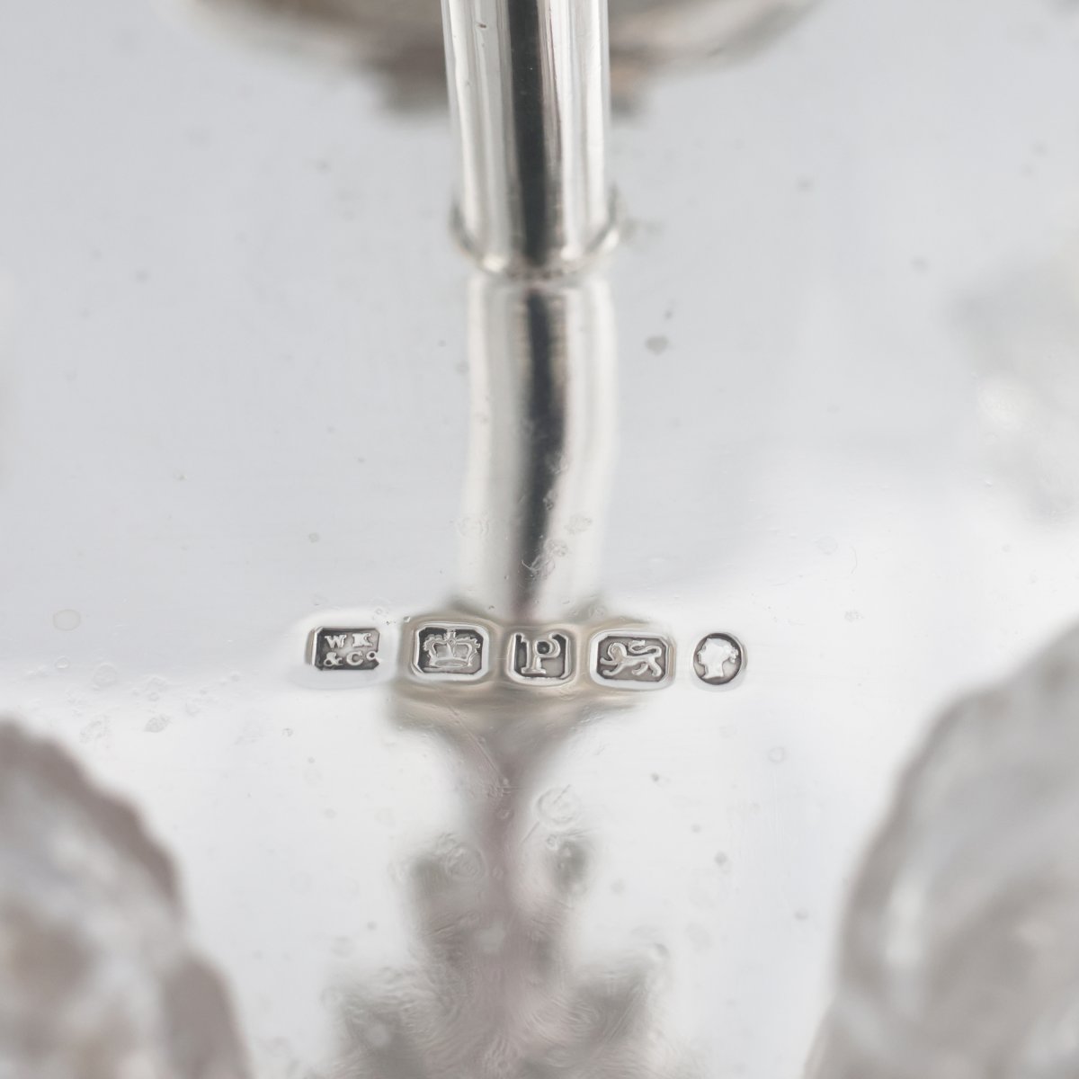 Un Support à Condiments En Argent Sterling Victorienne, Walker Knowles & Co., Sheffield, 1858-photo-5