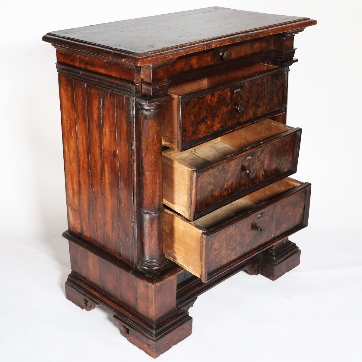 An Italian Small Cabinet With Secret Compartments Tuscany, Late 16th Century Early 17th Century-photo-2