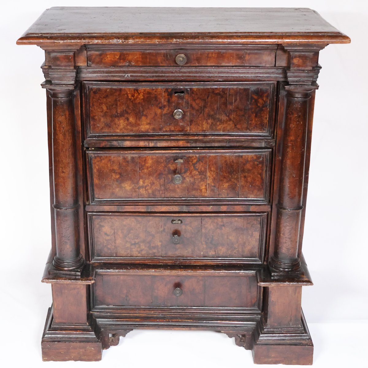 An Italian Small Cabinet With Secret Compartments Tuscany, Late 16th Century Early 17th Century-photo-3
