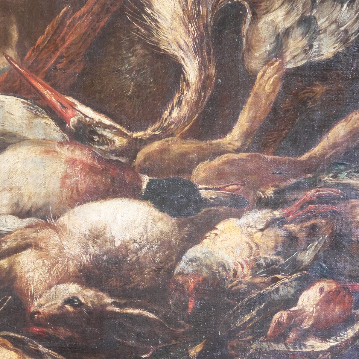Giovanni Crivelli Known As Il Crivellino; Milan – Parma 1760, Hunting Scene, Oil On Canvas-photo-4