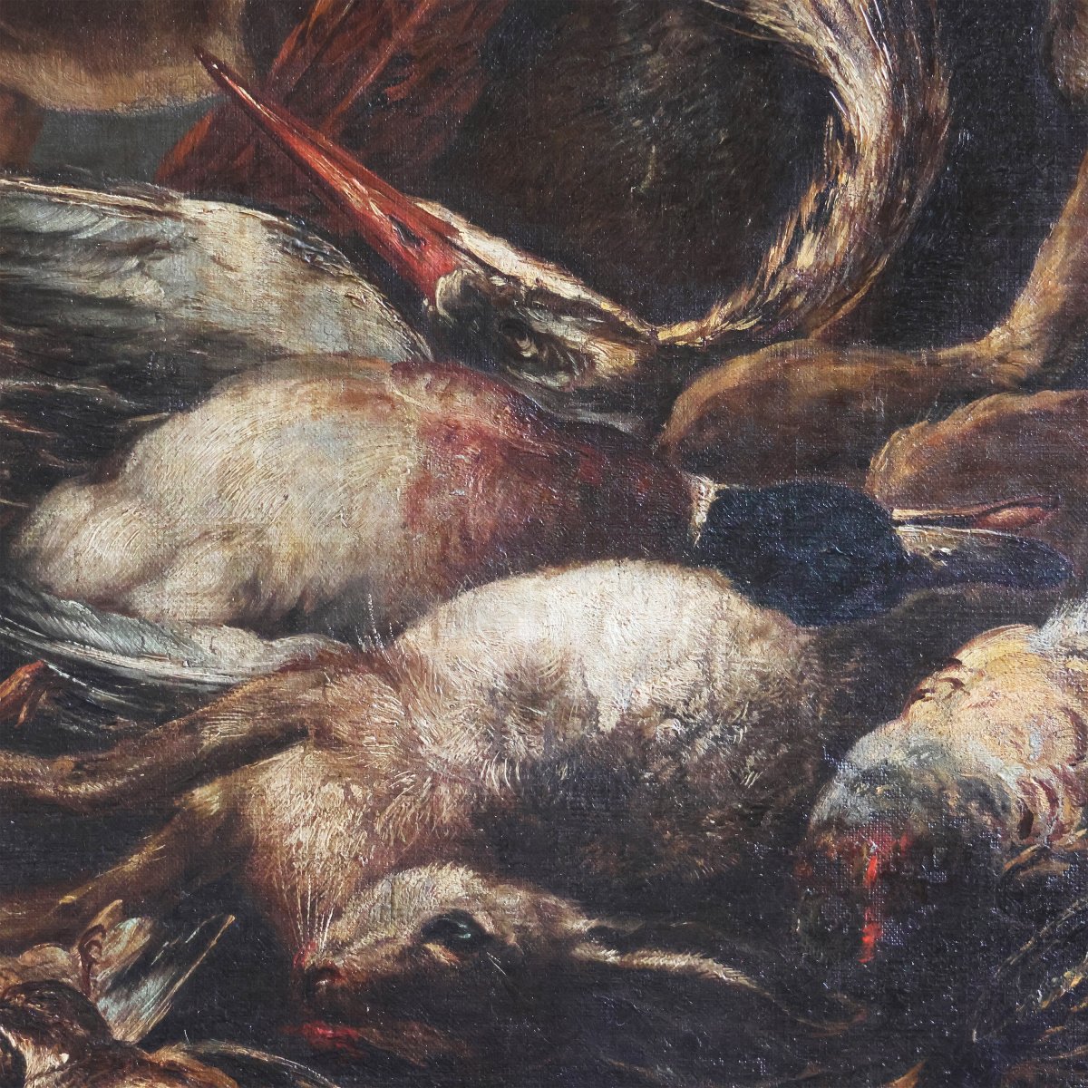 Giovanni Crivelli Known As Il Crivellino; Milan – Parma 1760, Hunting Scene, Oil On Canvas-photo-6