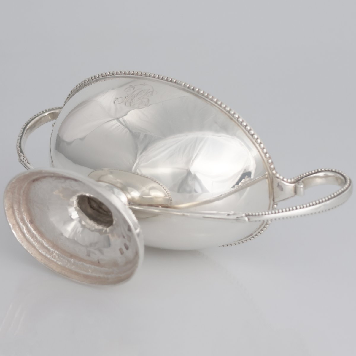 Paire de sucriers en argent sterling, George III, Thomas Chawner, Londres, 1783-photo-2