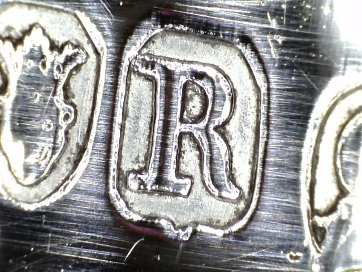 Encrier en argent sterling George III, John Cramer, Londres, 1812-photo-2