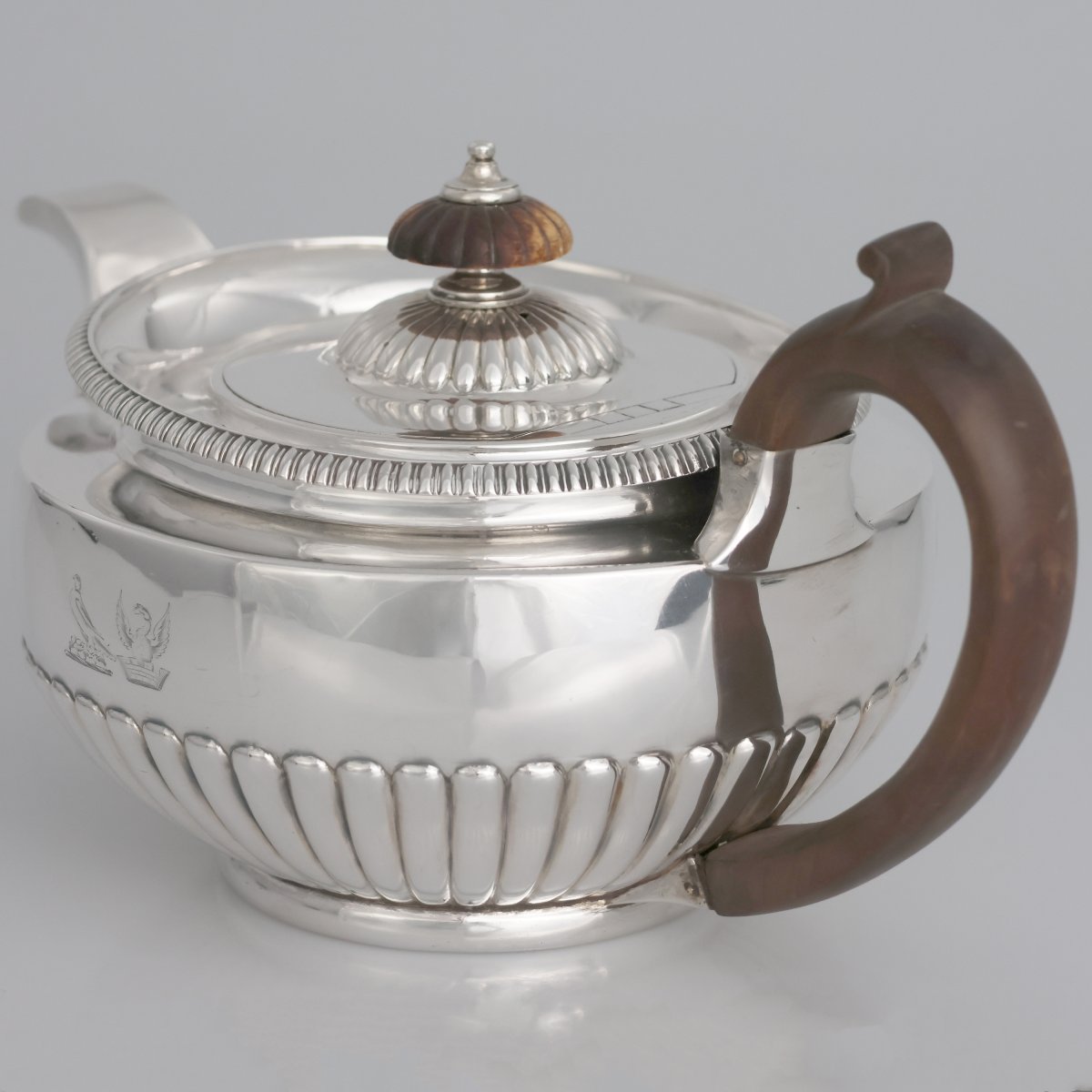 Théière en argent sterling George III, Paul Storr, Londres, 1814-photo-3