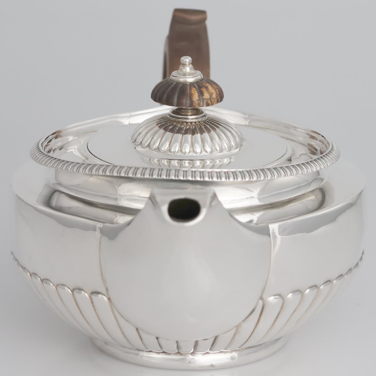Théière en argent sterling George III, Paul Storr, Londres, 1814-photo-4