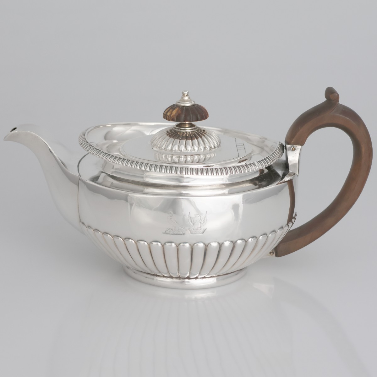 Théière en argent sterling George III, Paul Storr, Londres, 1814