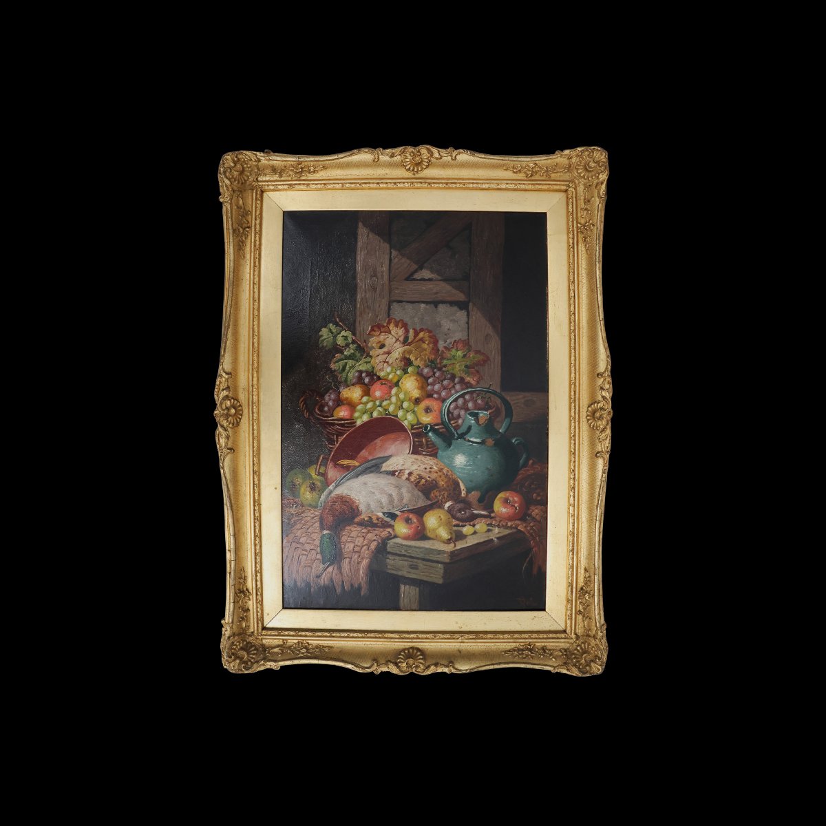 Charles Thomas Bale; Still Life Of Dead Game; Oil On Canvas-photo-3