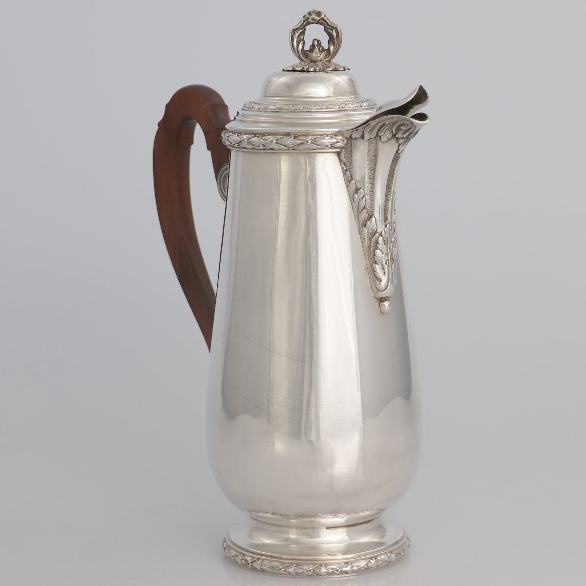 A French Silver Chocolate Pot, Victor Boivin, Paris, Late XIX Century-photo-2