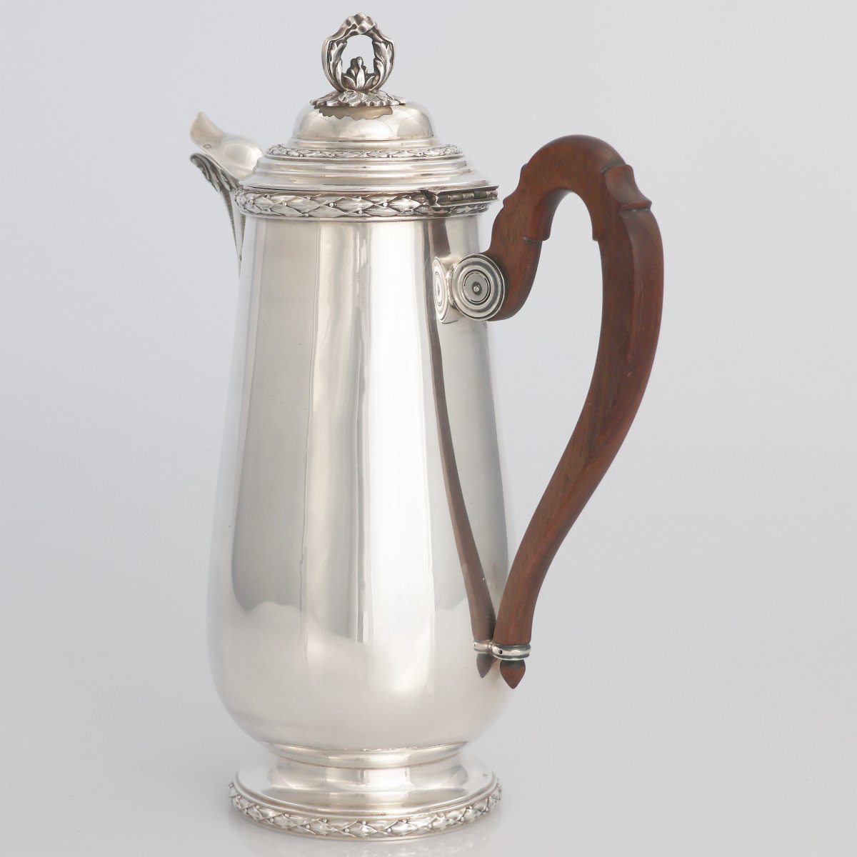 A French Silver Chocolate Pot, Victor Boivin, Paris, Late XIX Century-photo-3