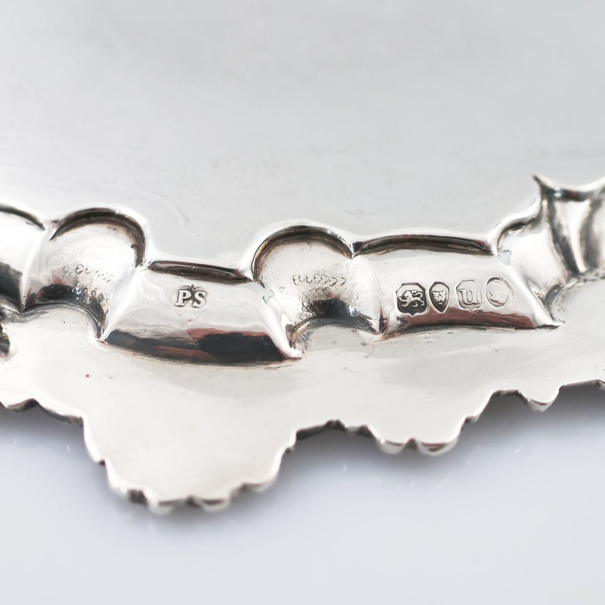 Salver en argent sterling, période George IV, Paul Storr, Londres, 1828-photo-4