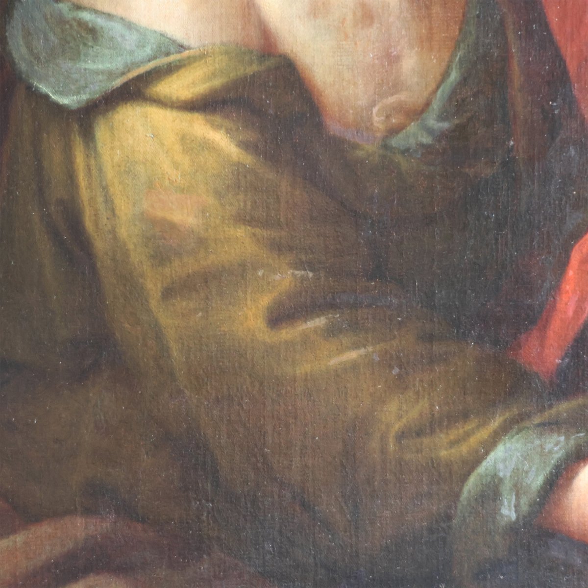 Michelangelo Merisi Da Caravaggio In The Manner Of; Saint John The Evangelist, Oil On Canvas-photo-4