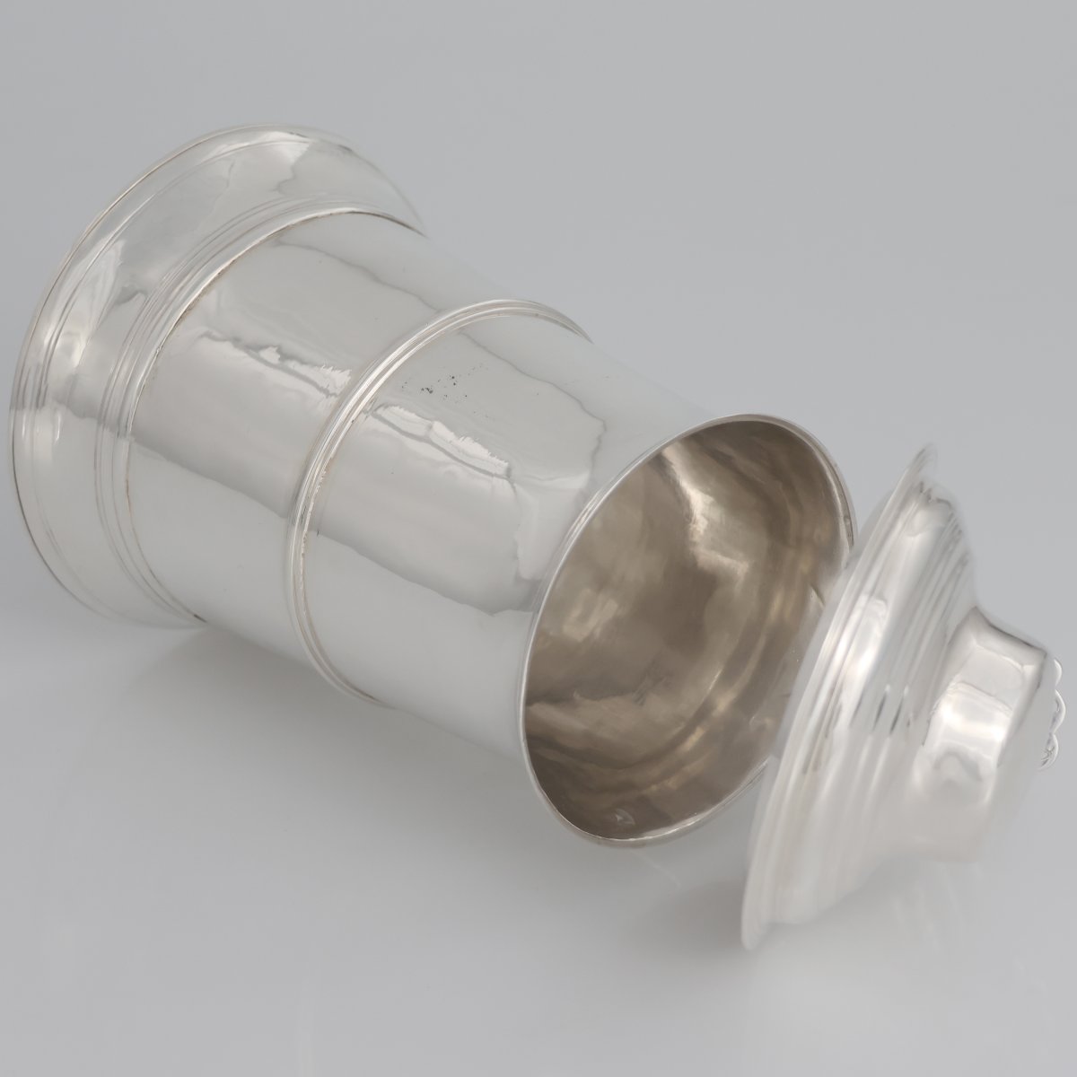 Tankard en argent sterling George III, Peter & Ann Bateman, Londres, 1791-photo-4