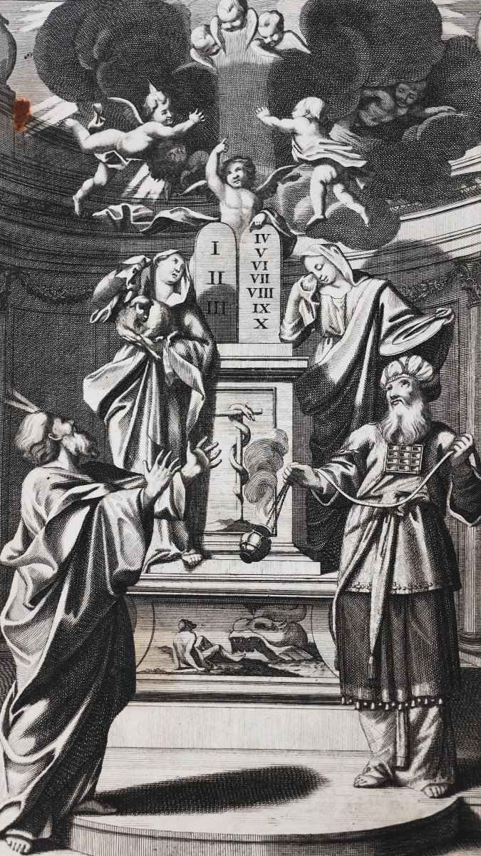 La Sacro-Santa Biblia in lingua italiana. Cioè Il vecchio e nuovo Testamento.. Norimbergo. 1712-photo-2