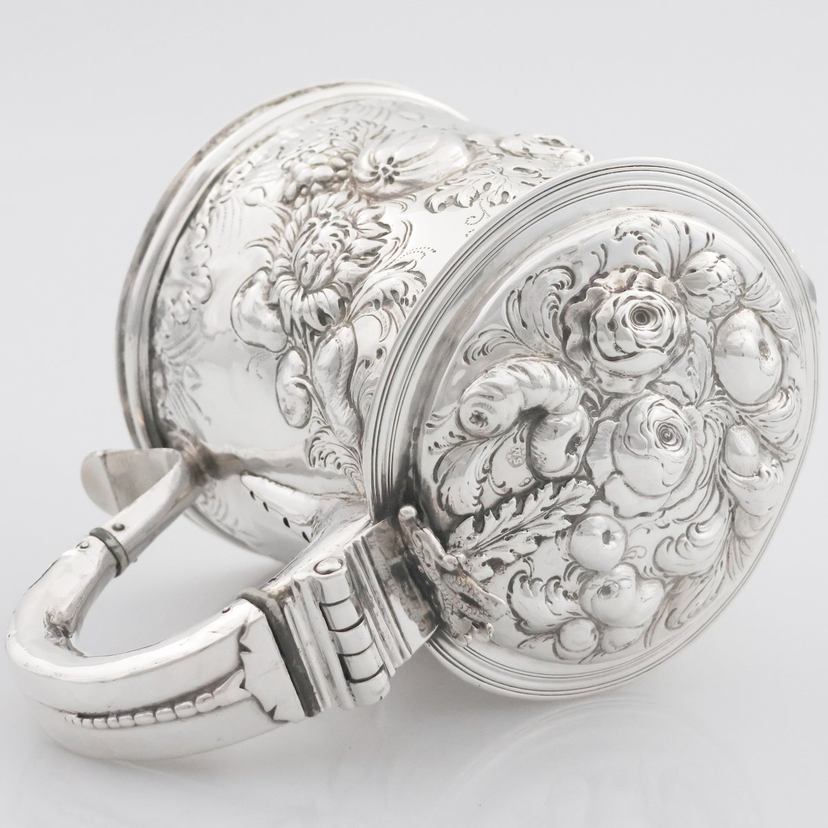 A Charles II Sterling Silver Tankard, Ws Silversmith, London, 1676?-photo-4