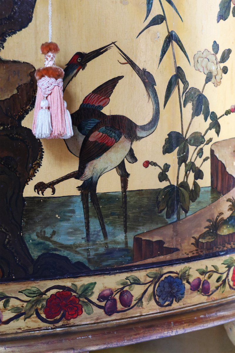 A Pair Of North Italian Lacquered Wood Corner Cabinets, Piedmont, Mid-18th Century-photo-5