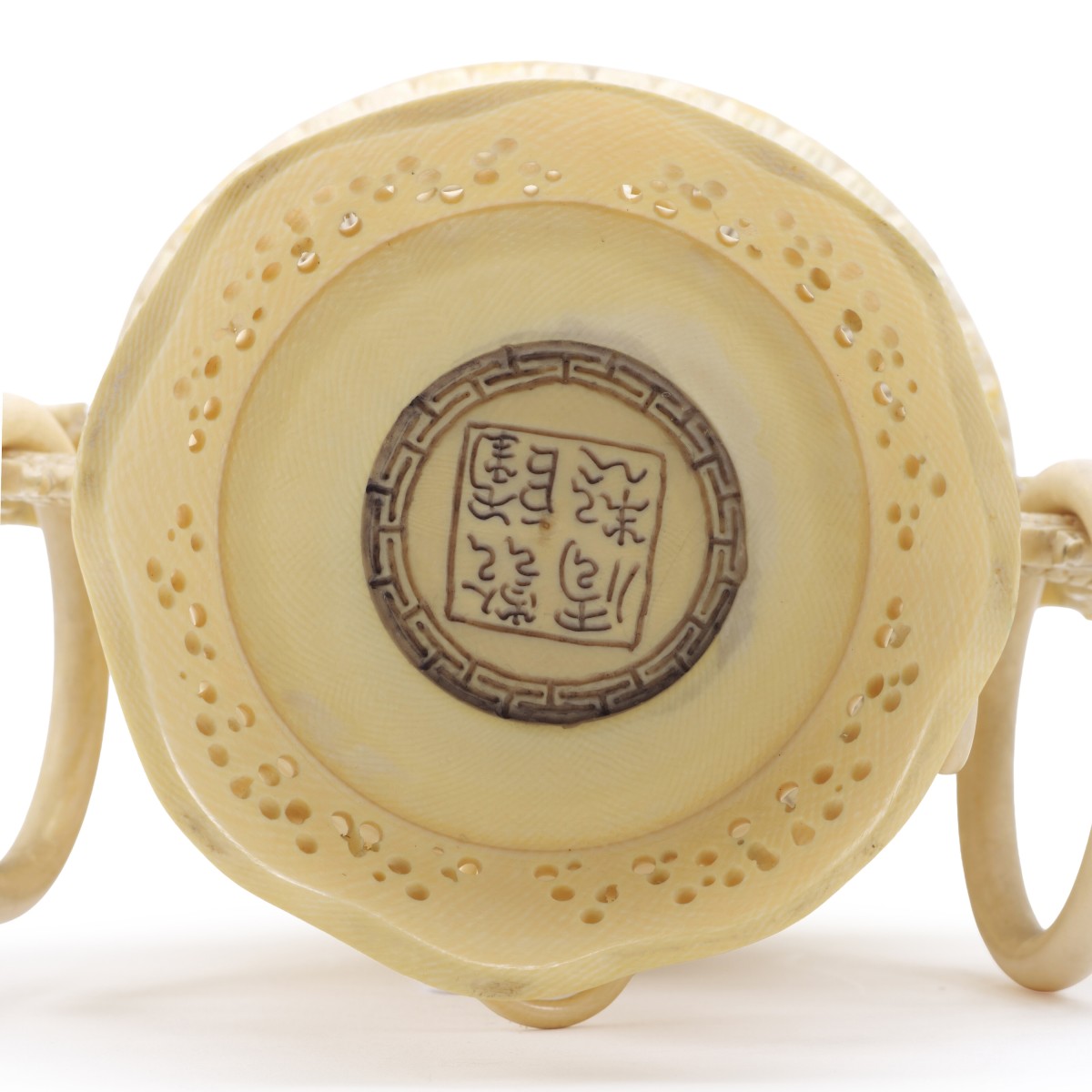 Brûle-parfum en ivoire sculpté, gravé et ajouré, Chine, dynastie Qing, fin du XIXe siècle-photo-1
