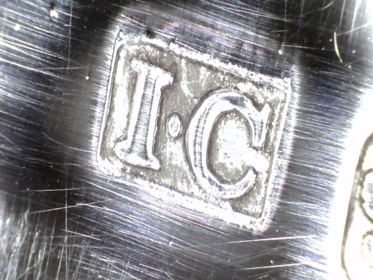 Encrier en argent sterling George III, John Cramer, Londres, 1812-photo-4