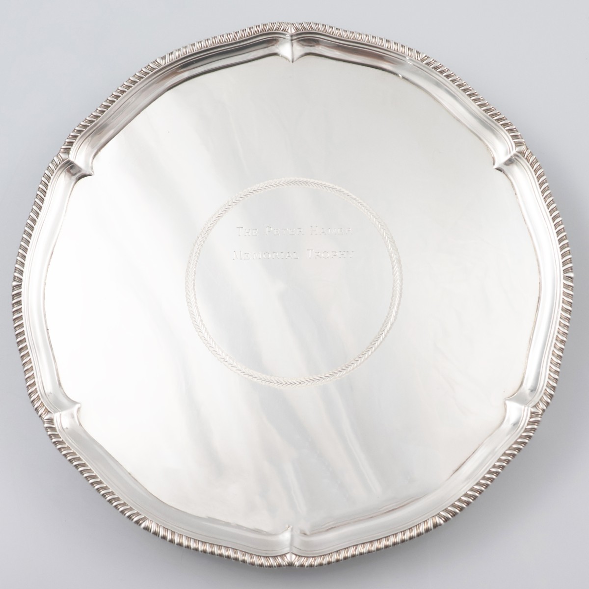 A George III Sterling Silver Salver, John Parker & Edward Wakelin, London, 1775