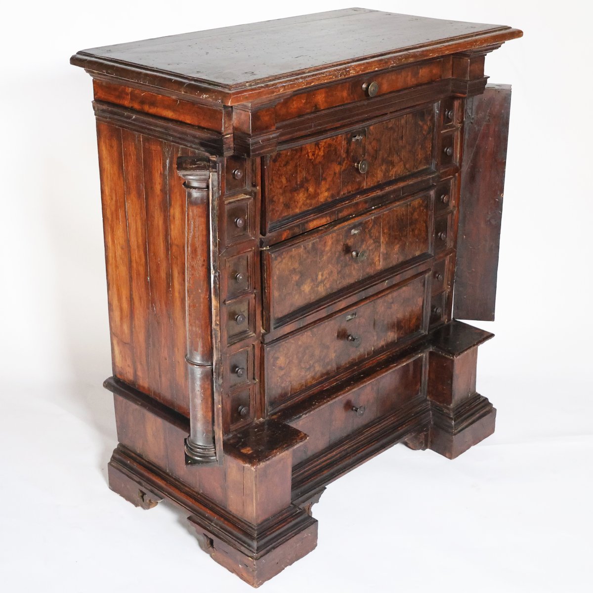 Petit cabinet à compartiments secrets, Toscane, fin du XVIᵉ siècle début du XVIIᵉ siècle-photo-2