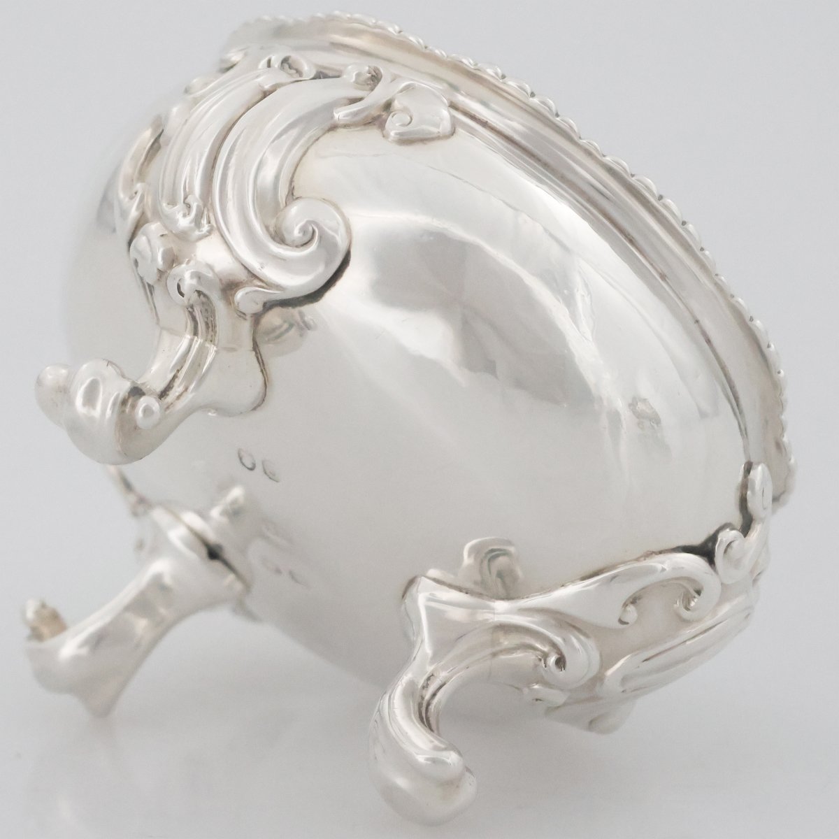 Paire de salières en argent sterling de style George IV, Paul Storr, Londres, 1820-photo-1