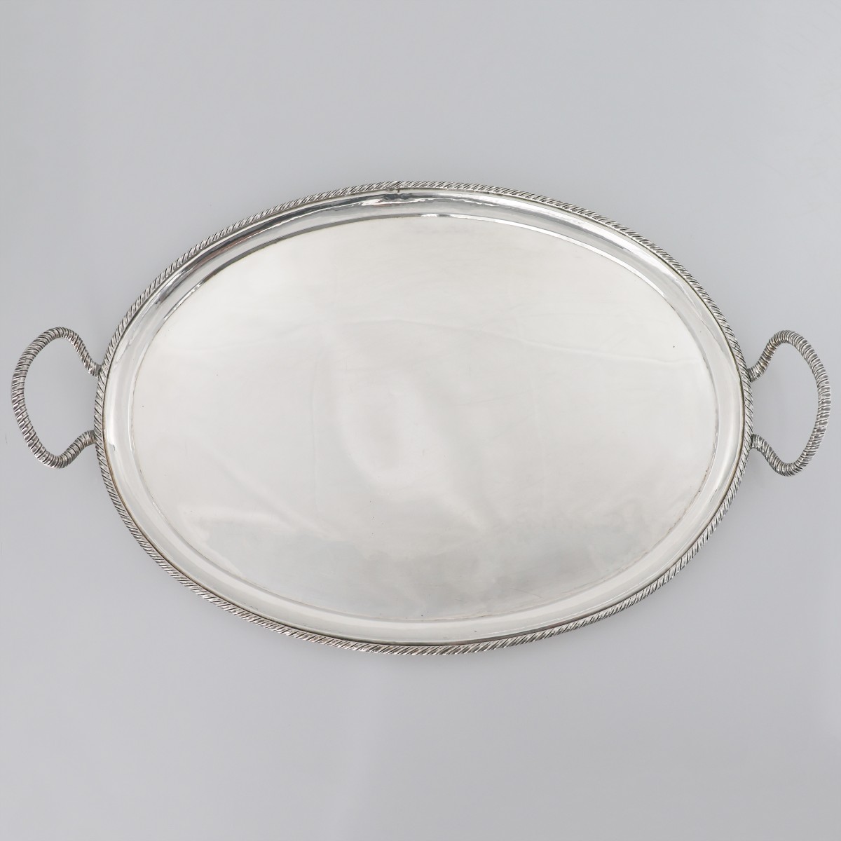 Plateau en argent fondu et repoussé, Zuan Piero Grappiglia, Venise, XVIIIᵉ siècle