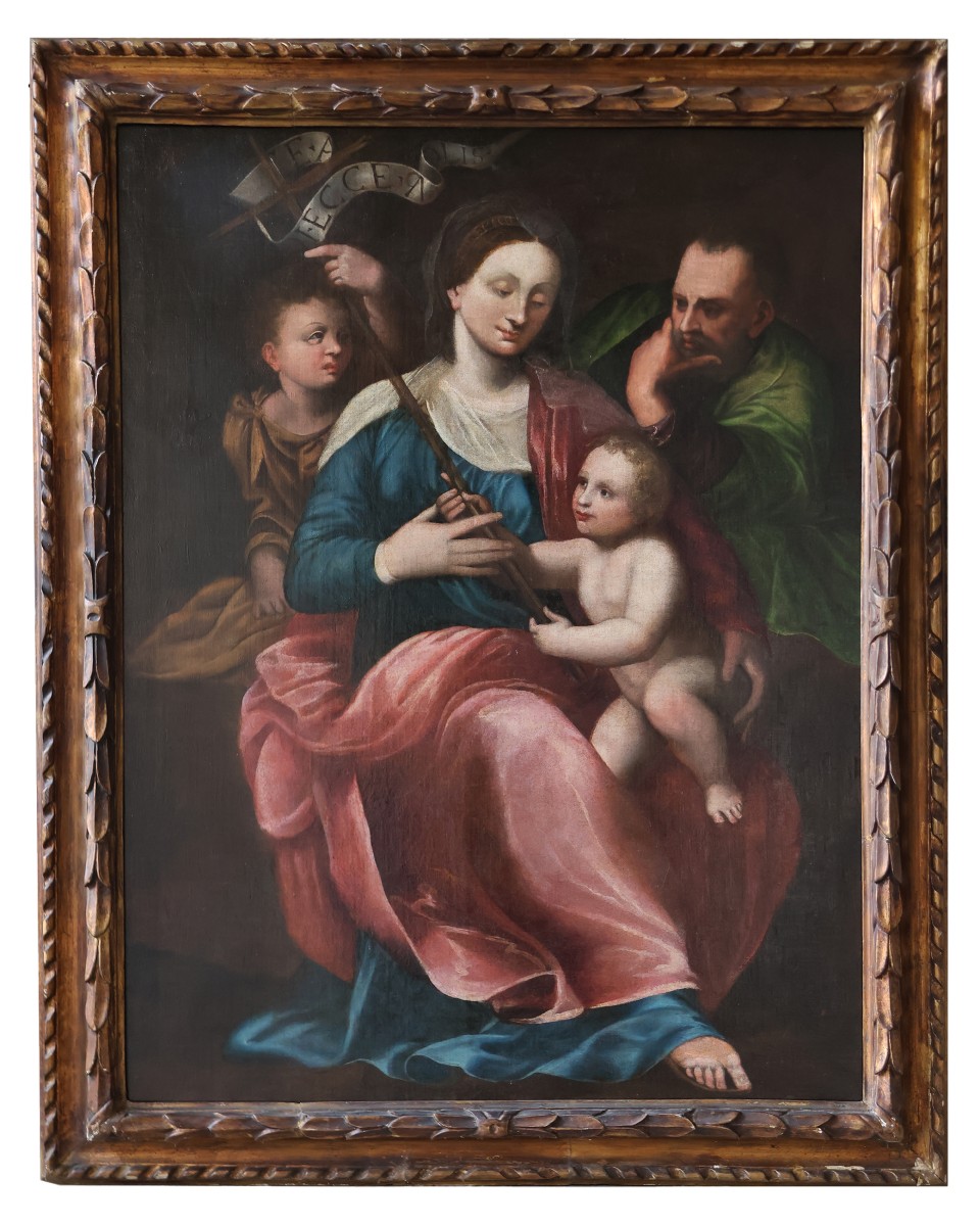 Madonna And Child With The Young St. John And St. Joseph, Northern Italy, 16th Century