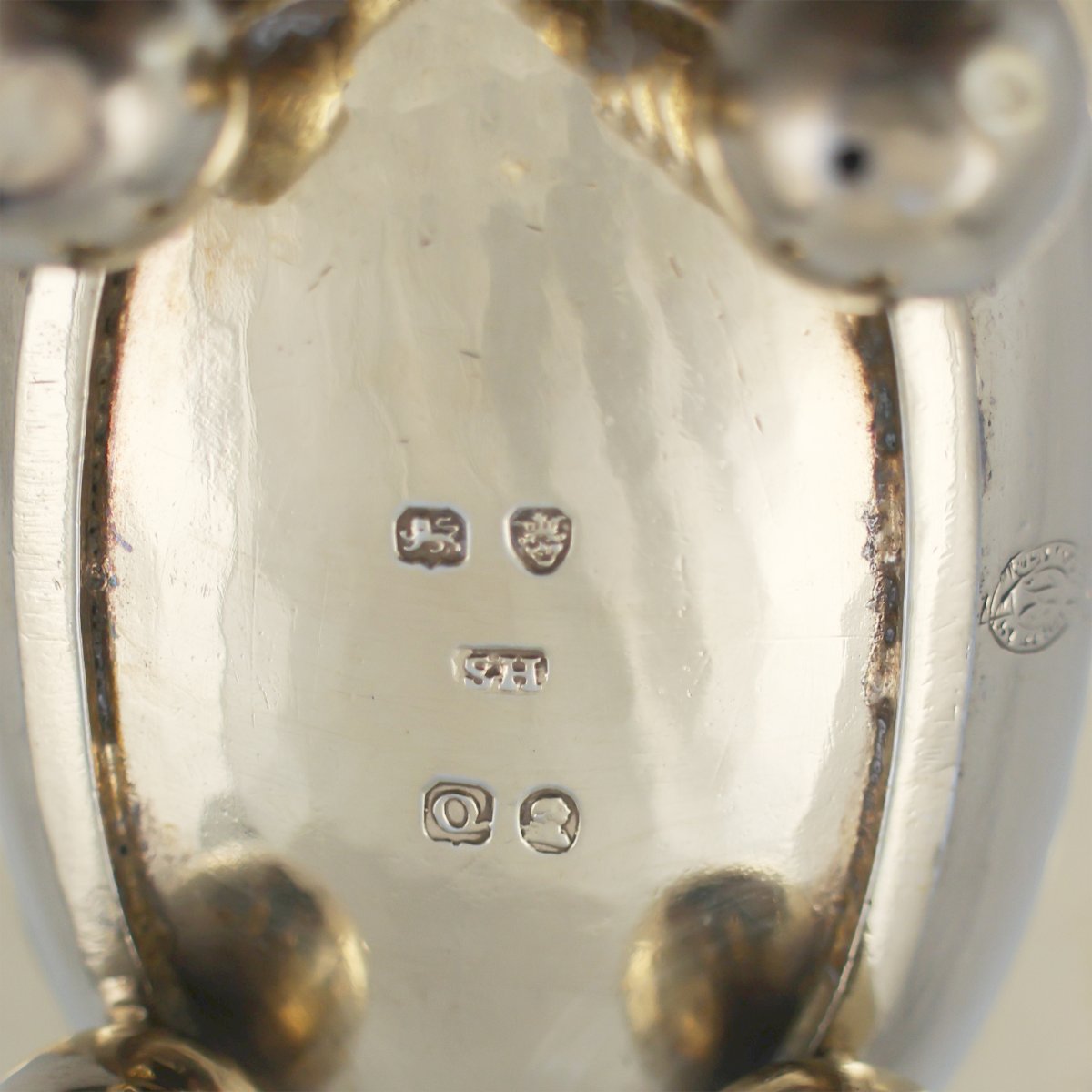 Ensemble de six salières en argent vermeil, Solomon Hougham, Londres, 1811-photo-4