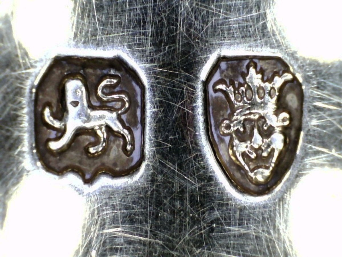 Ensemble de six salières en argent vermeil, Solomon Hougham, Londres, 1811-photo-3