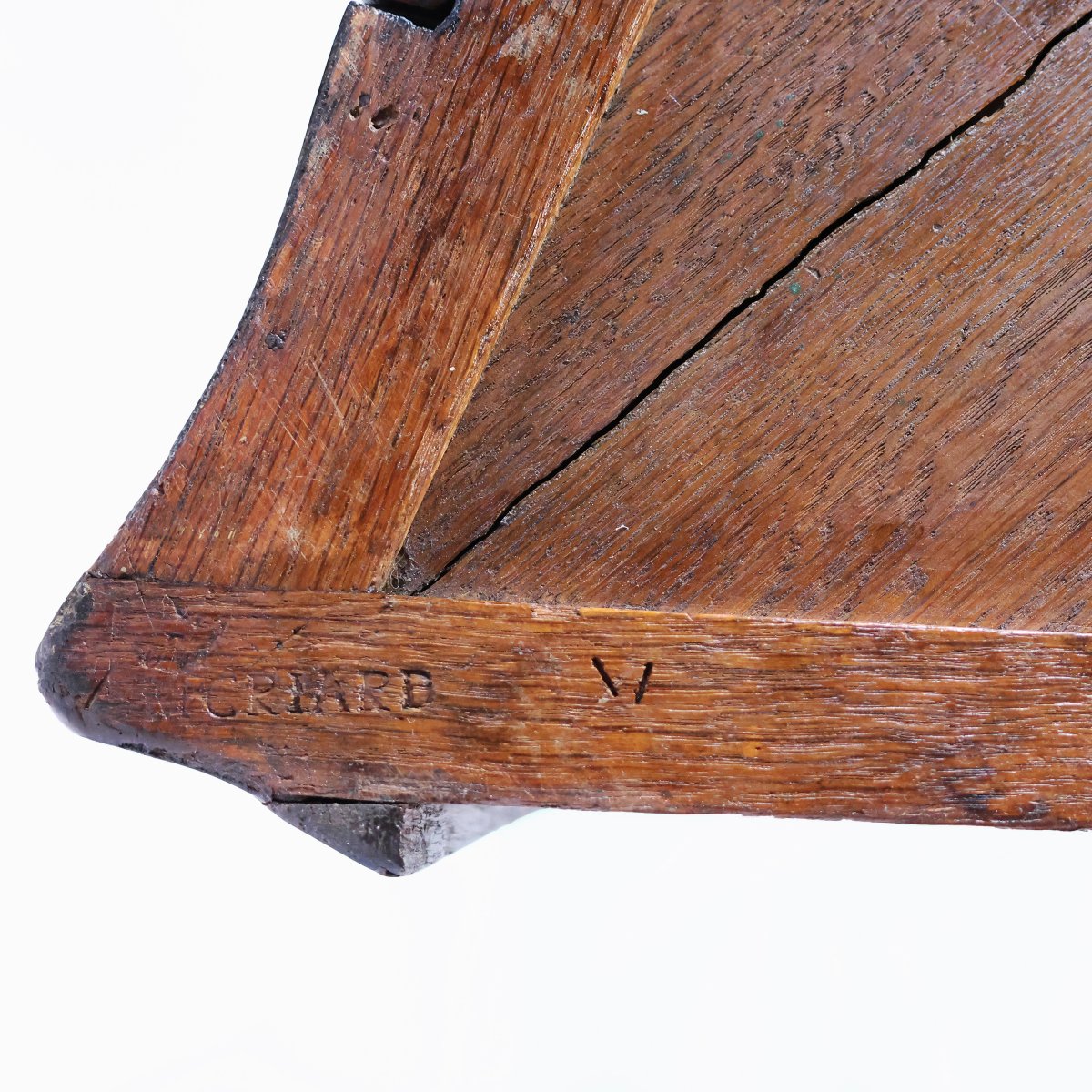 A French Floral Inlayed In Plaissander, Kingwood And Rosewood Encoignure, M. Criard, 18th Cent.-photo-4