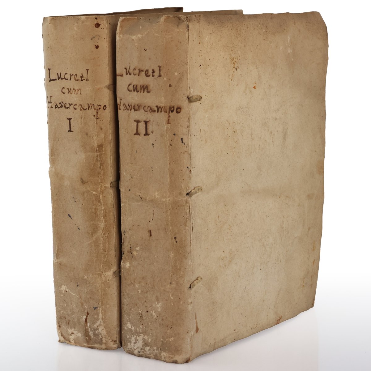 Lucretius Carus Titus. De rerum natura libri sex.. Apud Janssonios Van Der Aa. 1725