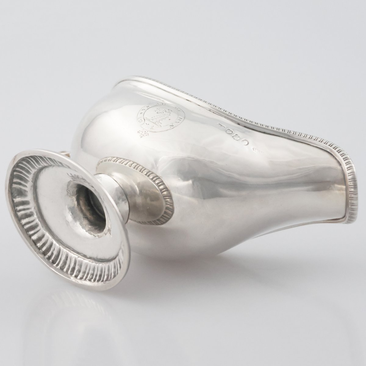 Paire de saucières en argent sterling George III, William Frisbee, Londres, 1810-photo-1