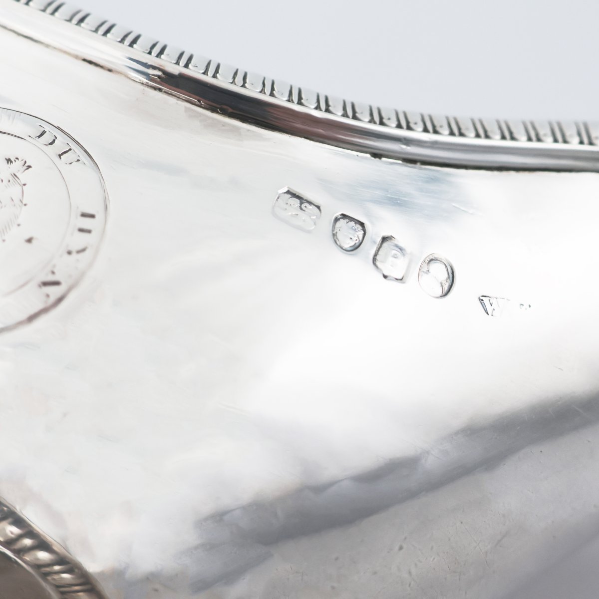 Paire de saucières en argent sterling George III, William Frisbee, Londres, 1810-photo-3