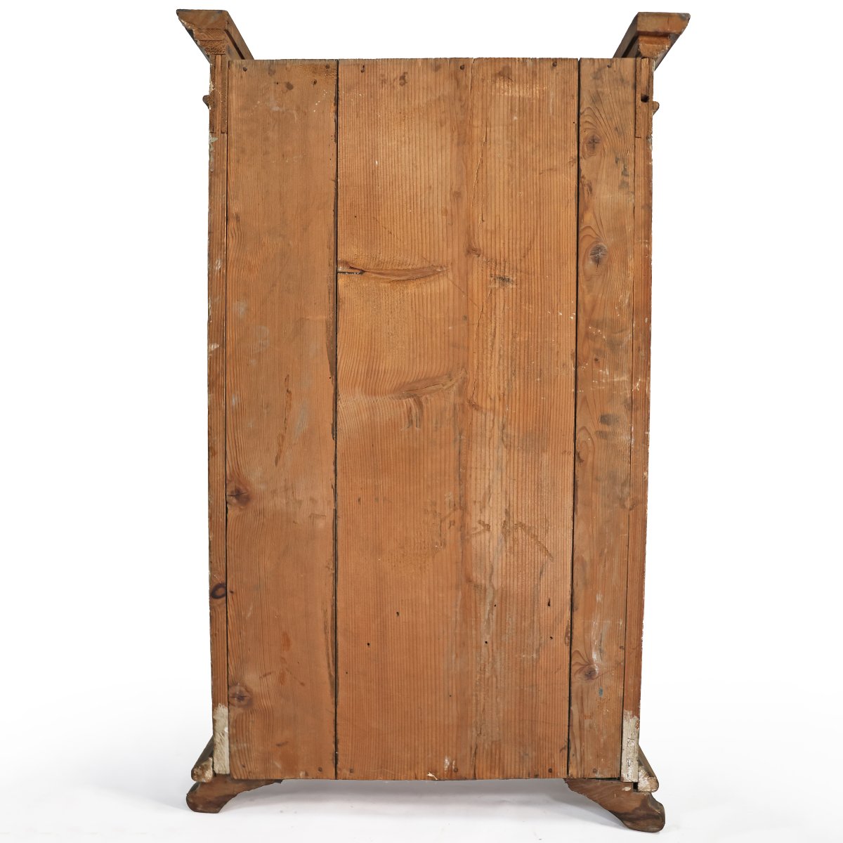 Vitrine en bois laqué vert et or, Italie, XIXᵉ siècle-photo-1