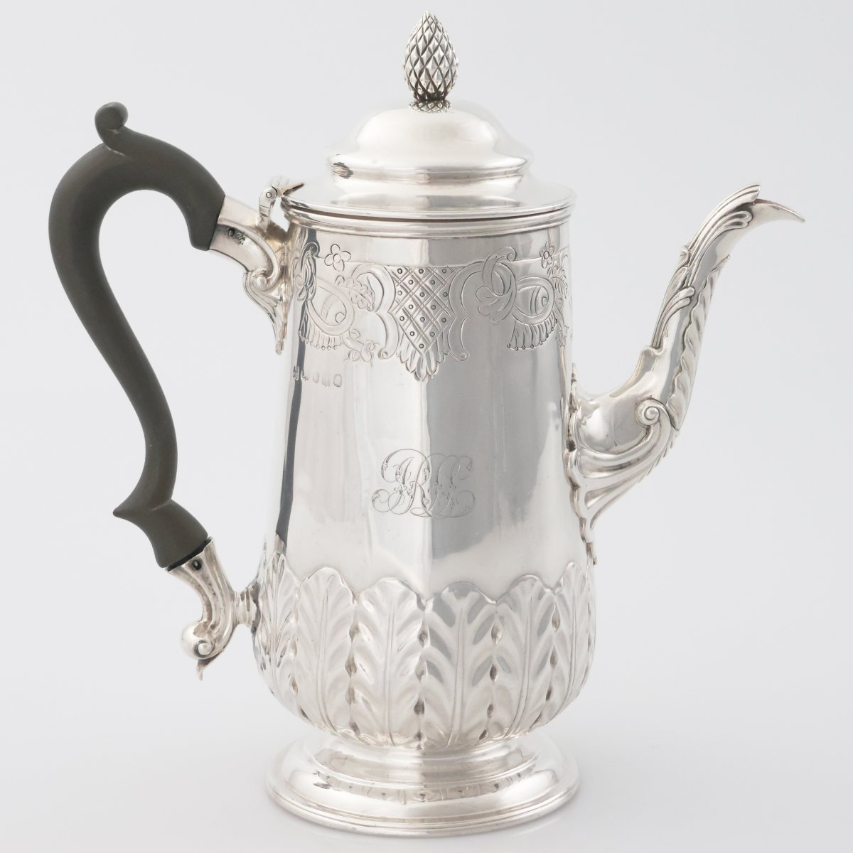 A George III Sterling Silver Coffee Pot, Joseph Craddock & William Ker Reid, London, 1816
