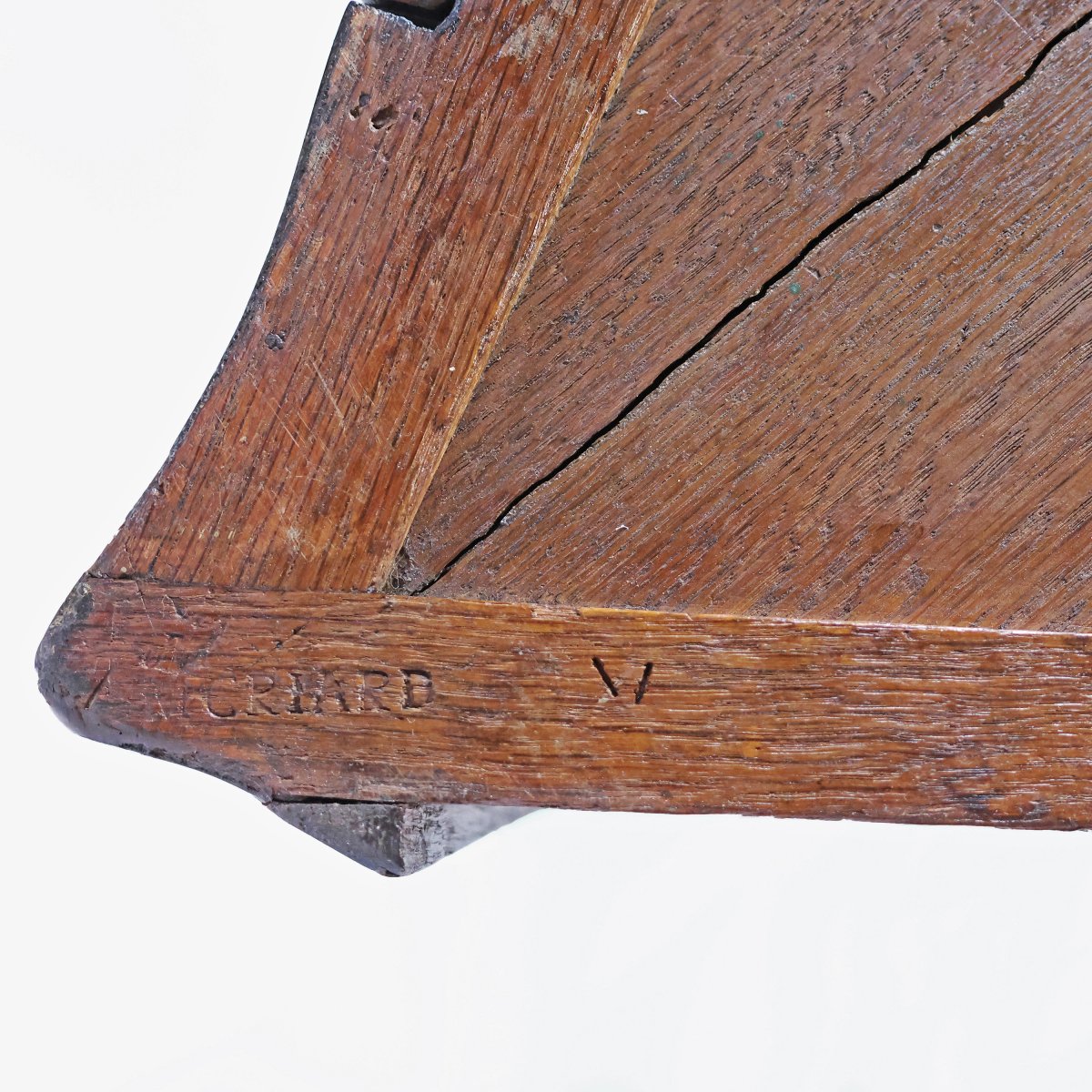A French Floral Inlayed In Plaissander, Kingwood And Rosewood Encoignure M. Criard 18th Century-photo-4