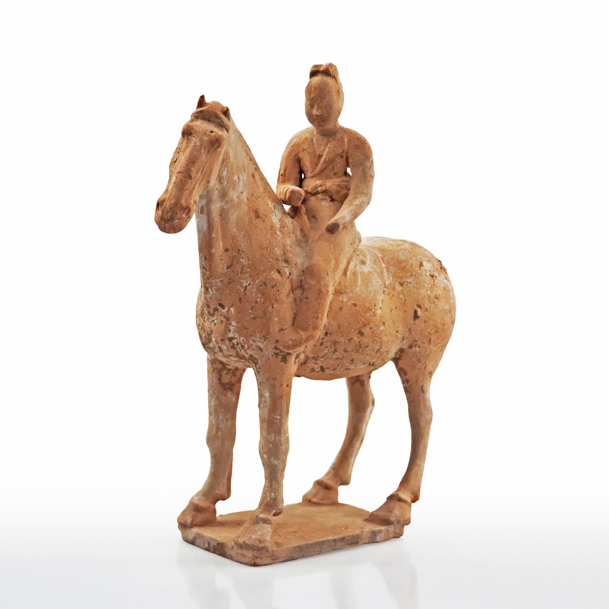 A Terracotta Horseman, China, Tang Dynasty, 618–907 A.c.