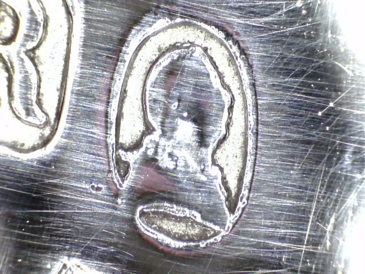 Encrier en argent sterling George III, John Cramer, Londres, 1812-photo-5