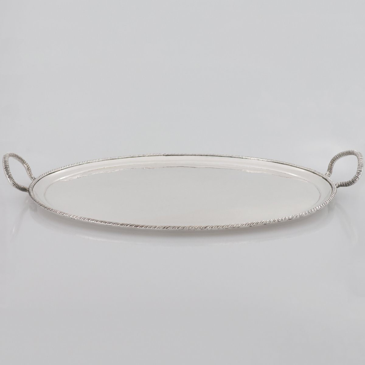 An Italian Fused And Embossed Silver Tray, Assayer: Zuan Piero Grappiglia, Venice, 18th Century-photo-2