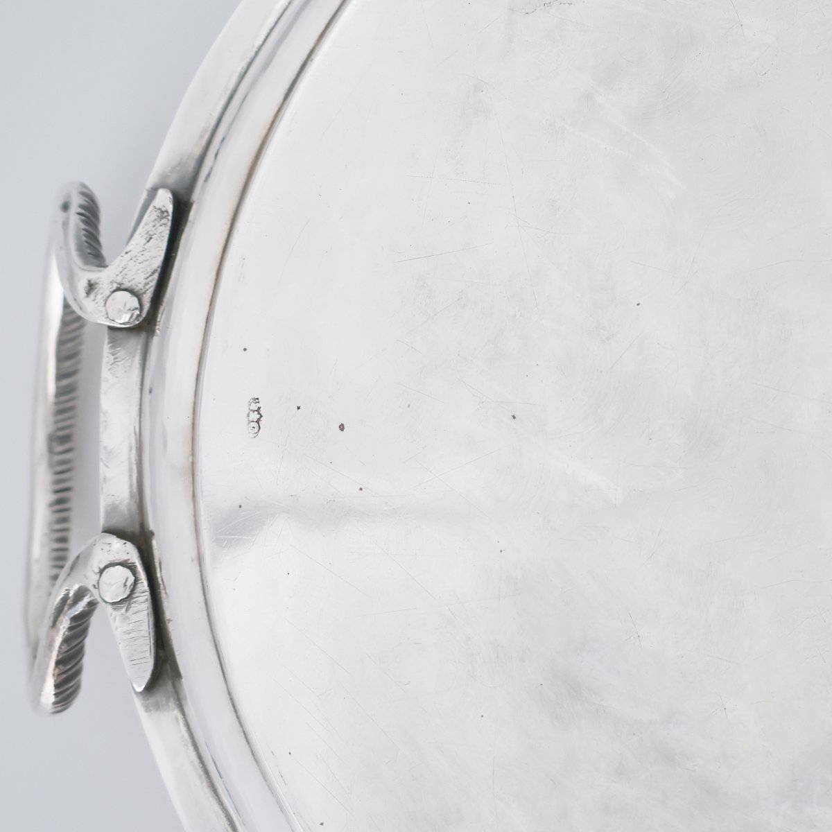 An Italian Fused And Embossed Silver Tray, Assayer: Zuan Piero Grappiglia, Venice, 18th Century-photo-1