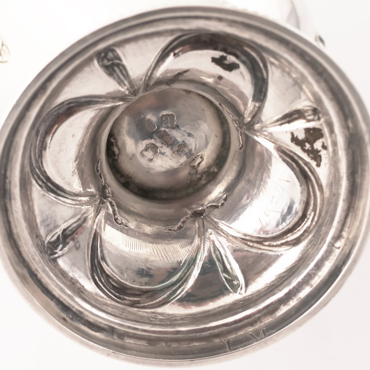 Cafetière en argent sterling George III, William Cripps, Londres, 1776-photo-1
