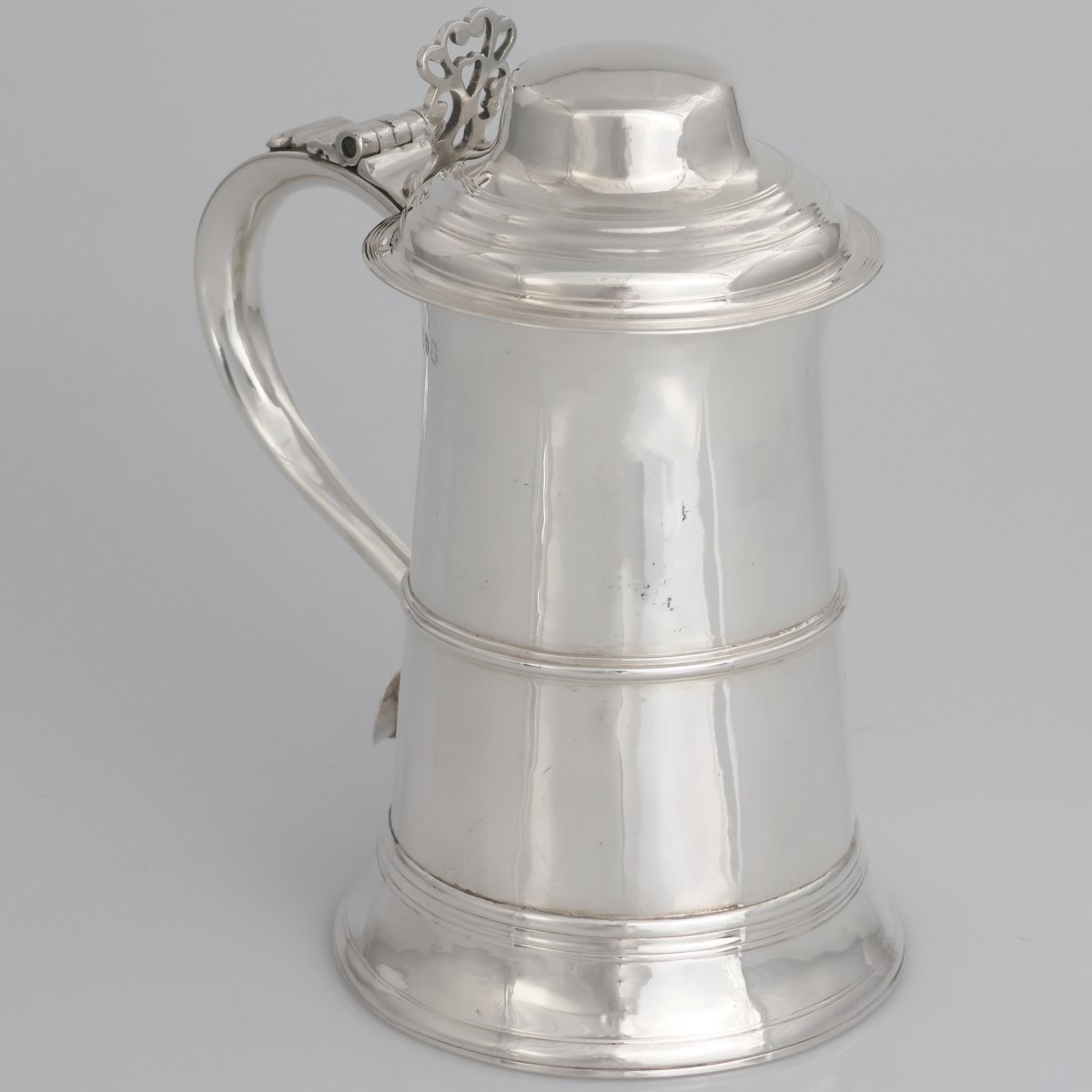 Tankard en argent sterling George III, Peter & Ann Bateman, Londres, 1791-photo-2
