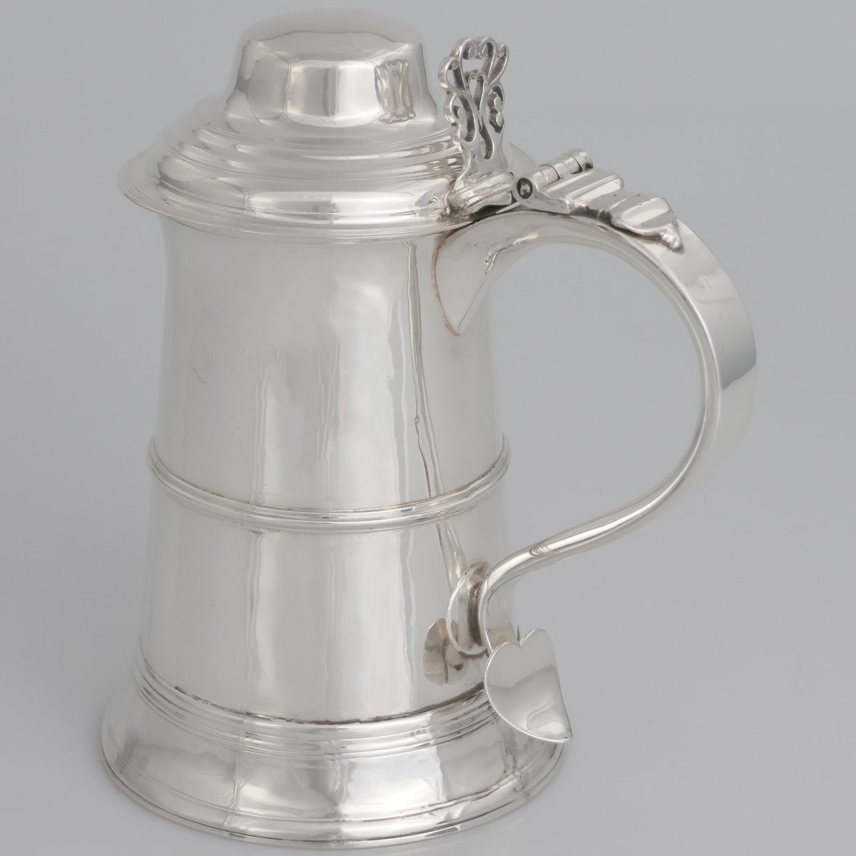 Tankard en argent sterling George III, Peter & Ann Bateman, Londres, 1791-photo-3