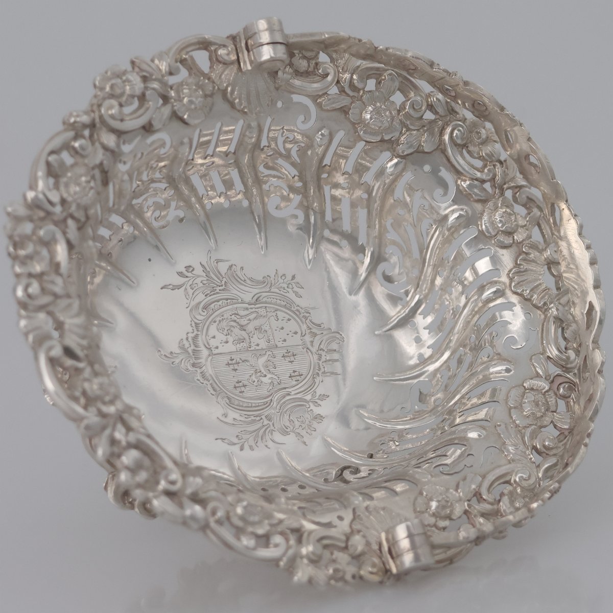 A Sterling Silver Mounted George II Shagreen Tea Caddy, London, 1754-photo-3