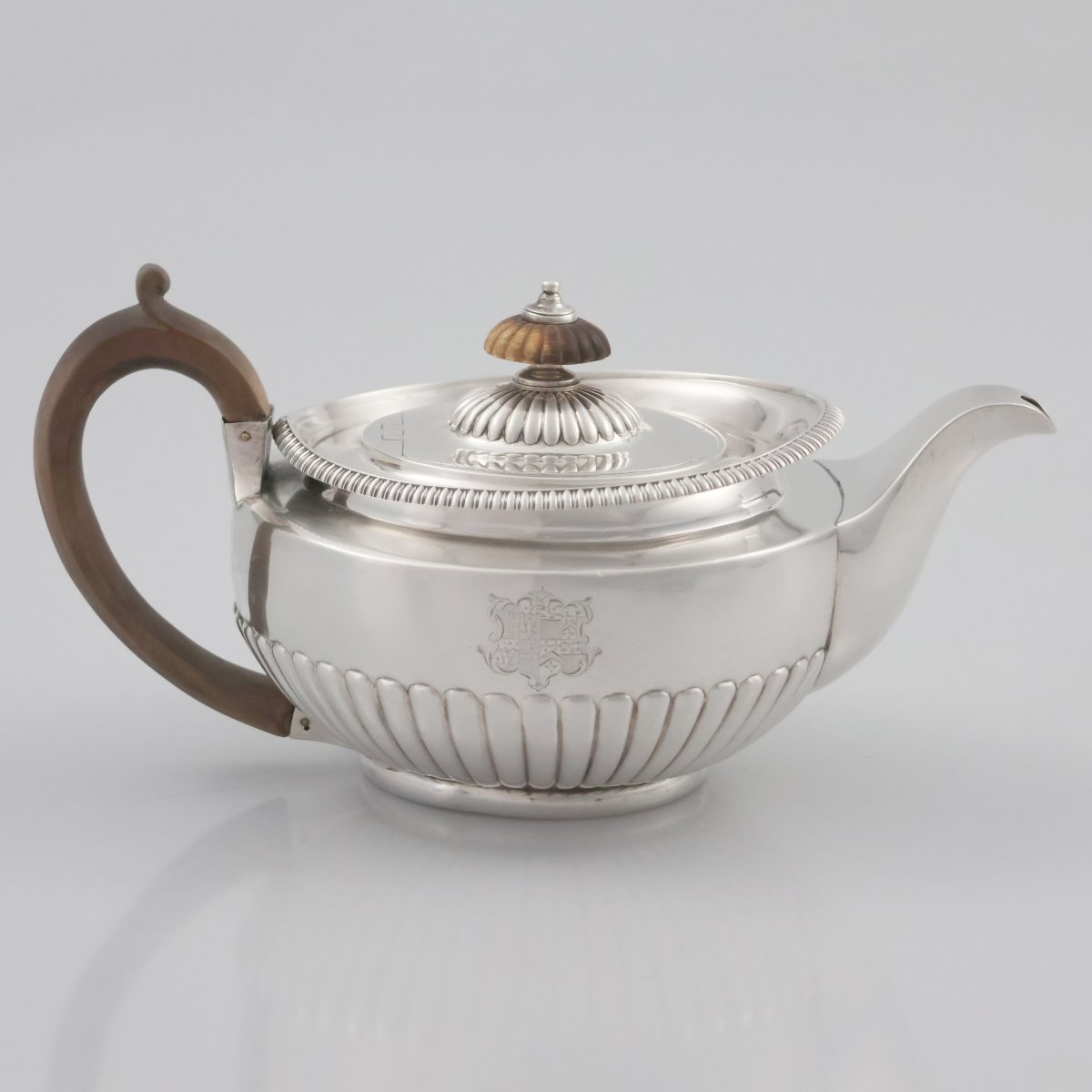 Théière en argent sterling George III, Paul Storr, Londres, 1814