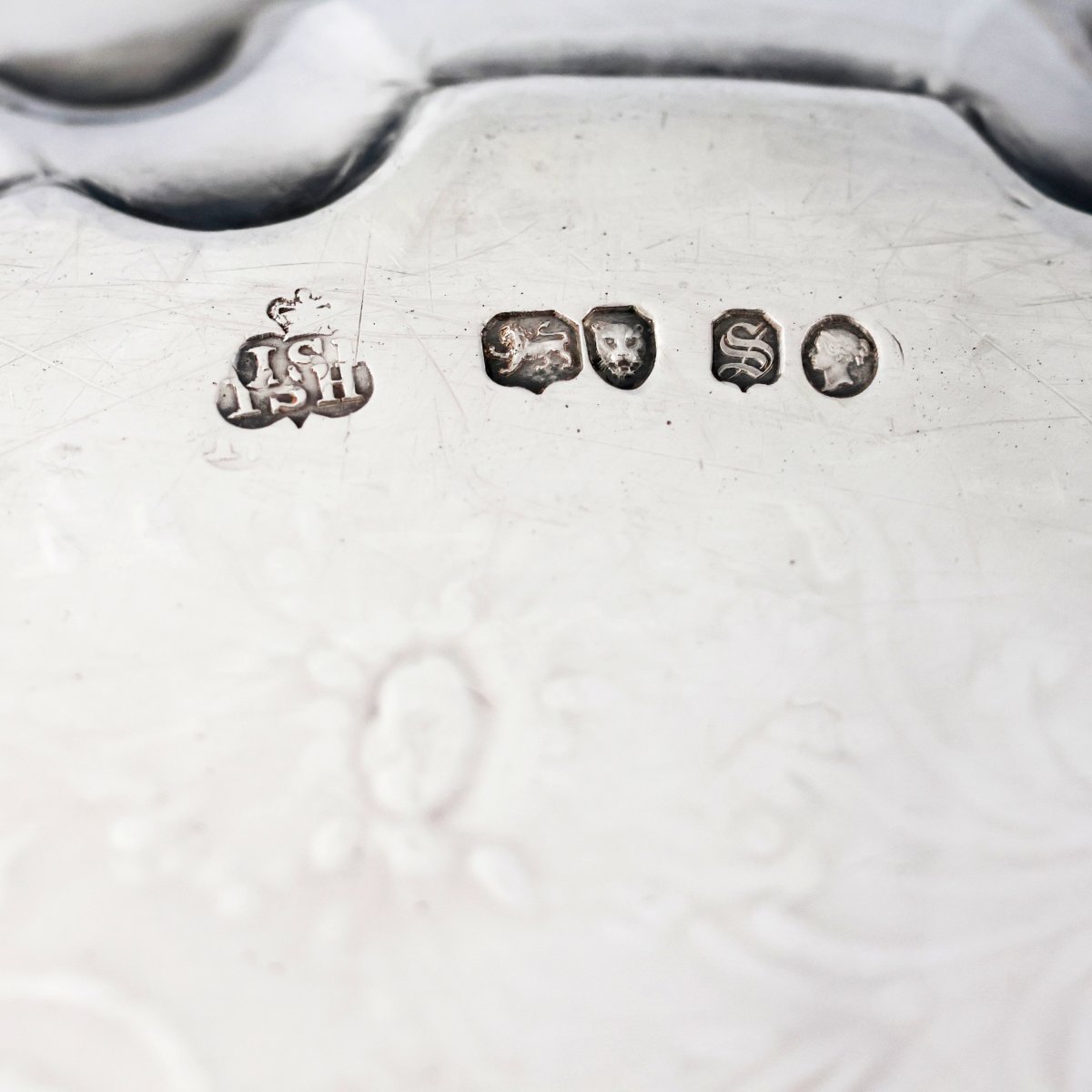 A Victorian Sterling Silver Two-handled Tray, Hunt & Roskell, Late Storr & Mortimer London 1853-photo-3