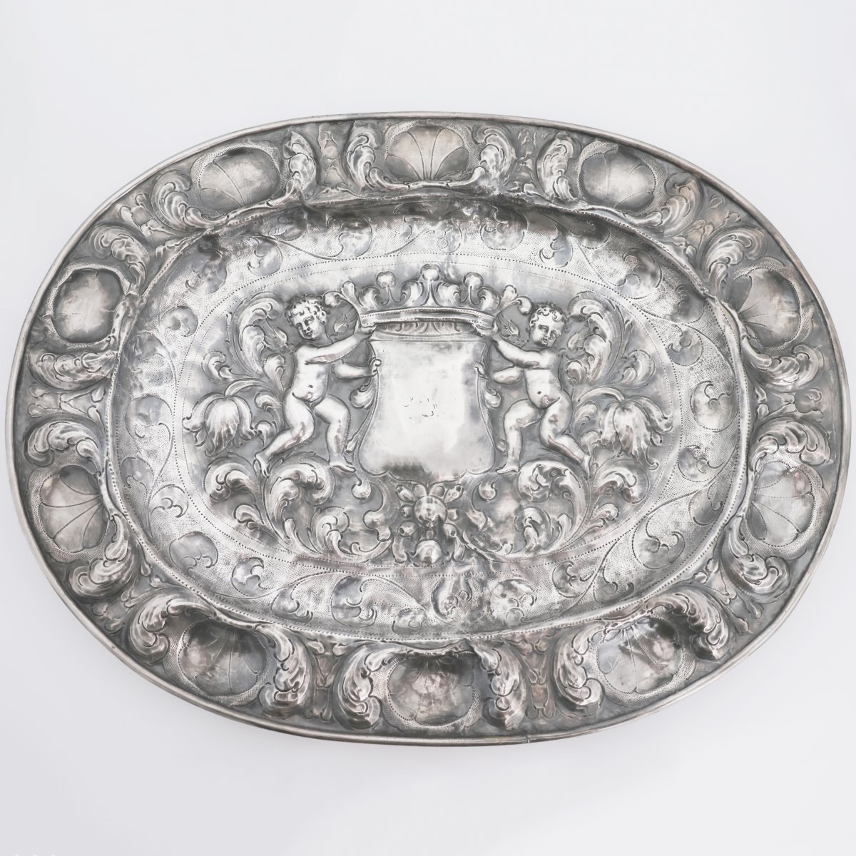 A Silver Parade Platter. Silversmith: Anzolo Castelli?, Venice, Early 18th Century