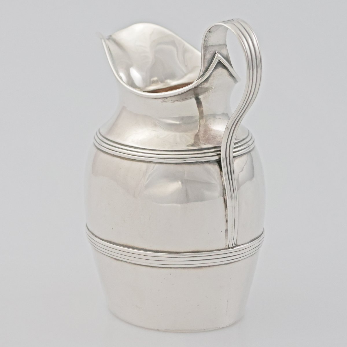 Pot à lait en argent sterling de George III, Thomas Oliphant, Londres, 1793-photo-2