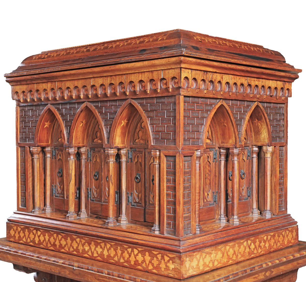 A Cathedral-shaped Architectural Model Cabinet. By Zeno Balducci Di Bettona. Perugia, 1939-photo-4